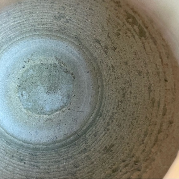 VTG Carved Stone Marble Miniature Bud Vase 4” Tall Green Earth Tone Natural - Picture 7 of 16